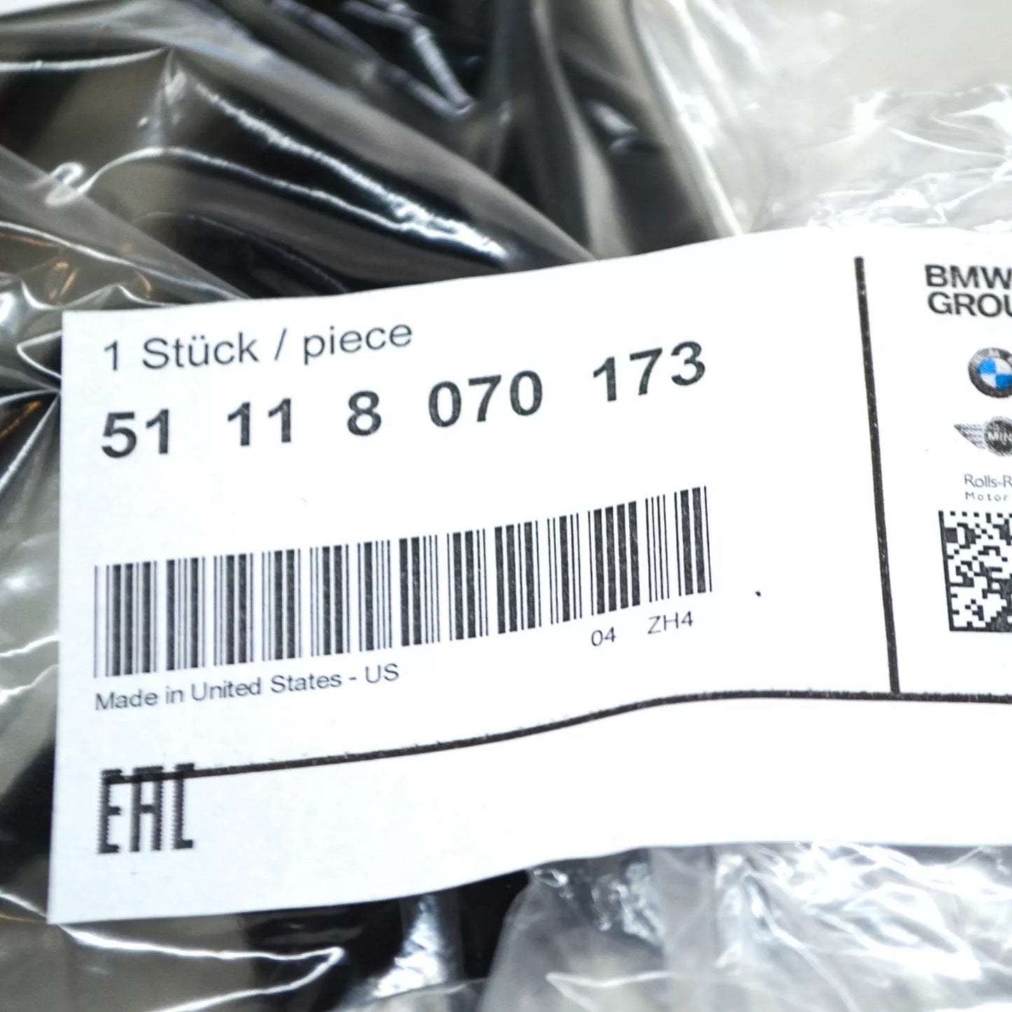 NEW BMW X5 G05 M FRONT BUMPER LEFT OPEN GRILLE 51118070173 ORIGINAL