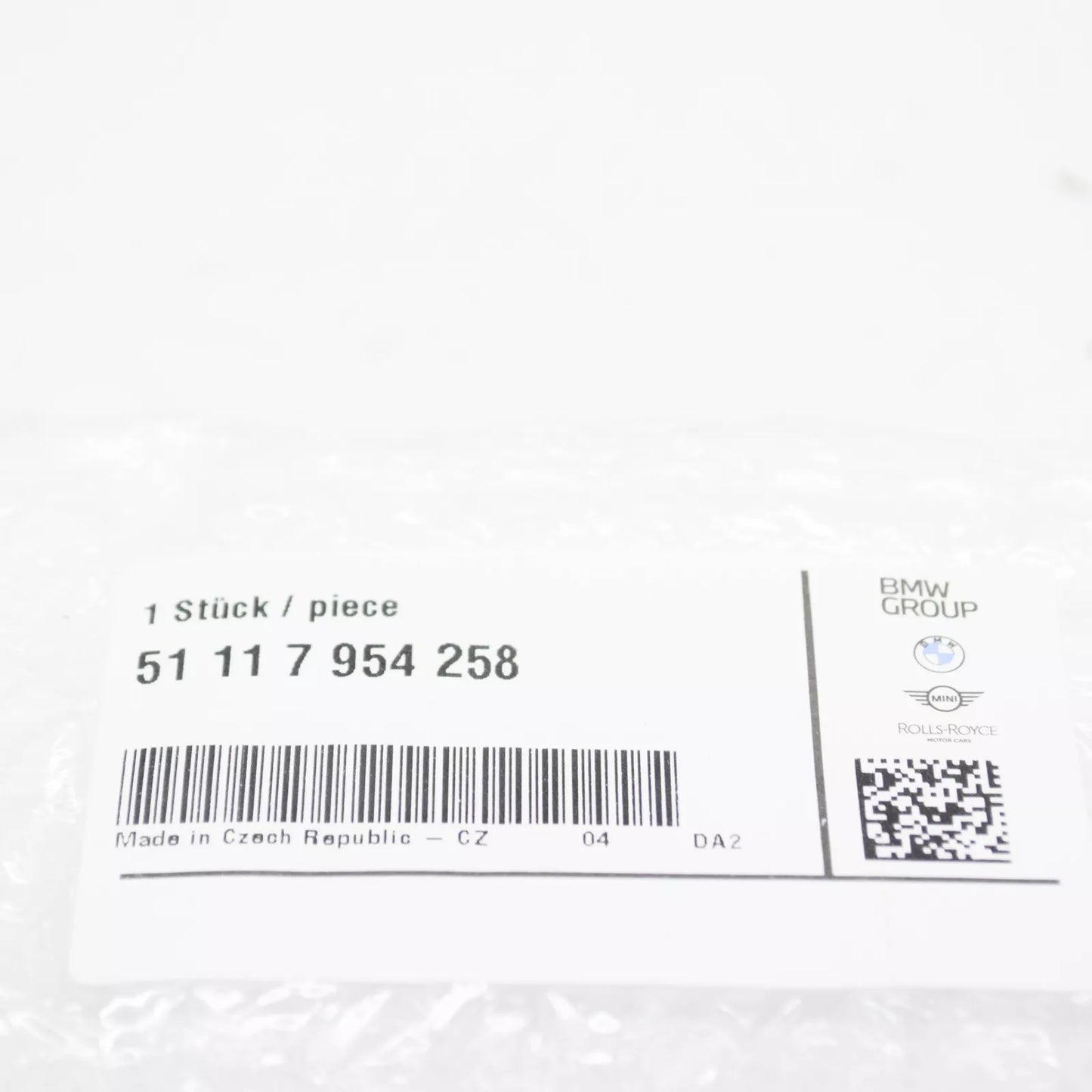 NEW BMW X1 F48 FRONT RIGHT GRILLE SIDE TRIM 7954258 51117954258 ORIGINAL