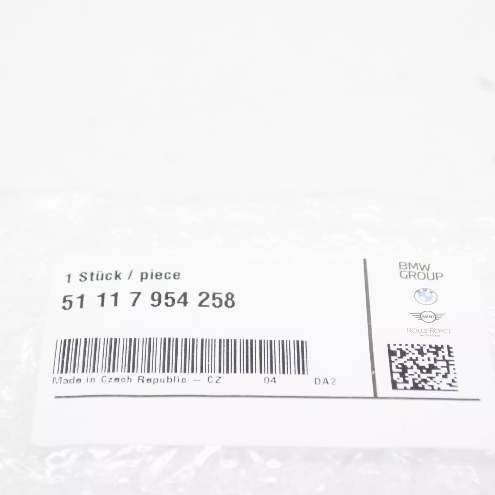 NEW BMW X1 F48 FRONT RIGHT GRILLE SIDE TRIM 7954258 51117954258 ORIGINAL