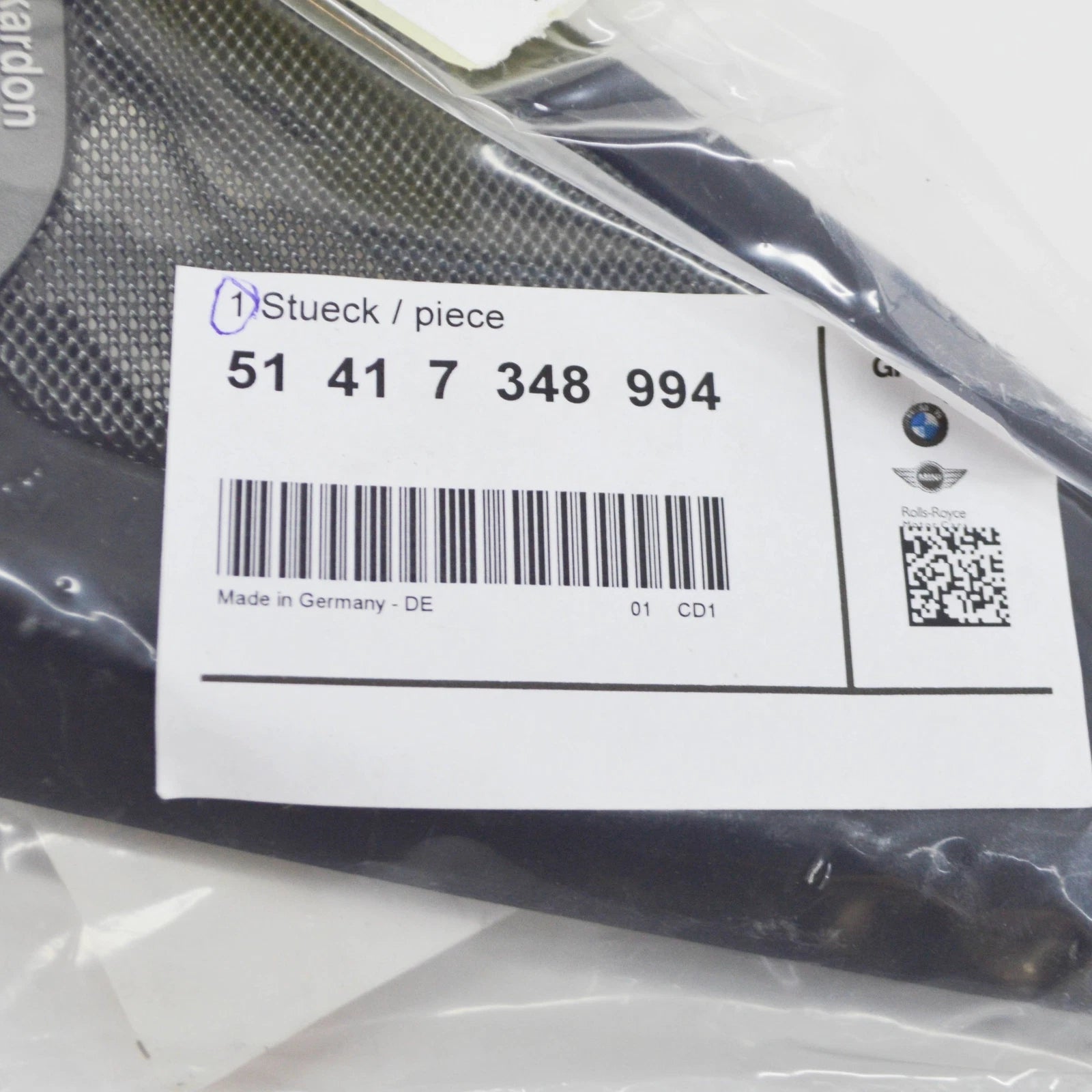 NEW BMW 5 F07 FRONT RIGHT MIRROR TRIANGLE COVER 51417348994 7348994 ORIGINAL