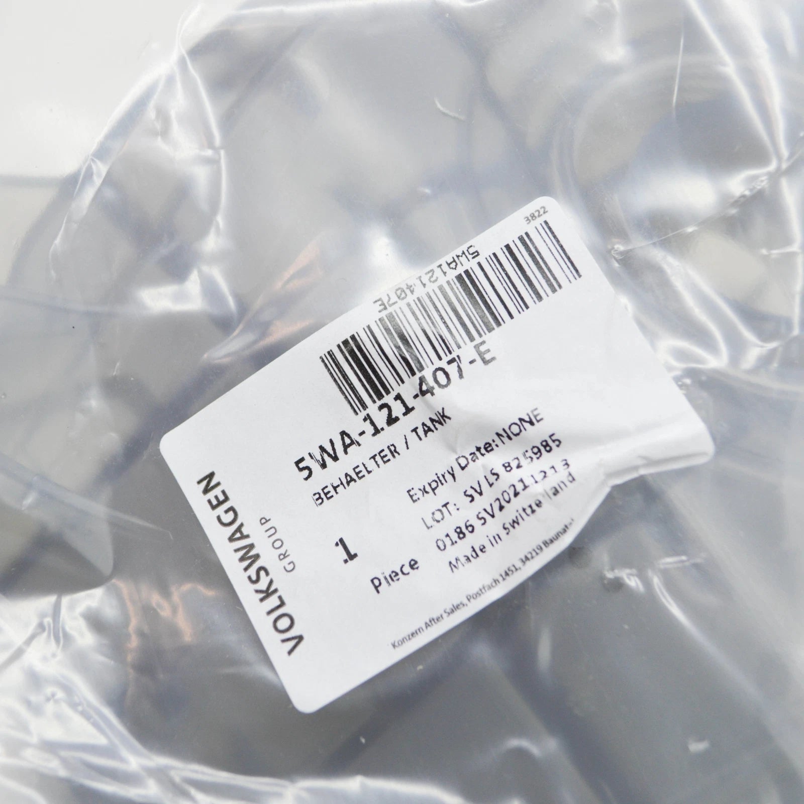 NEW VOLKSWAGEN GOLF MK8 COOLANT TANK RESERVOIR 5WA121407E