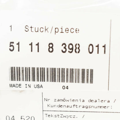 NEW BMW Z3 E36 FRONT LEFT FOG LIGHT COVER 51118398011 8398011 ORIGINAL