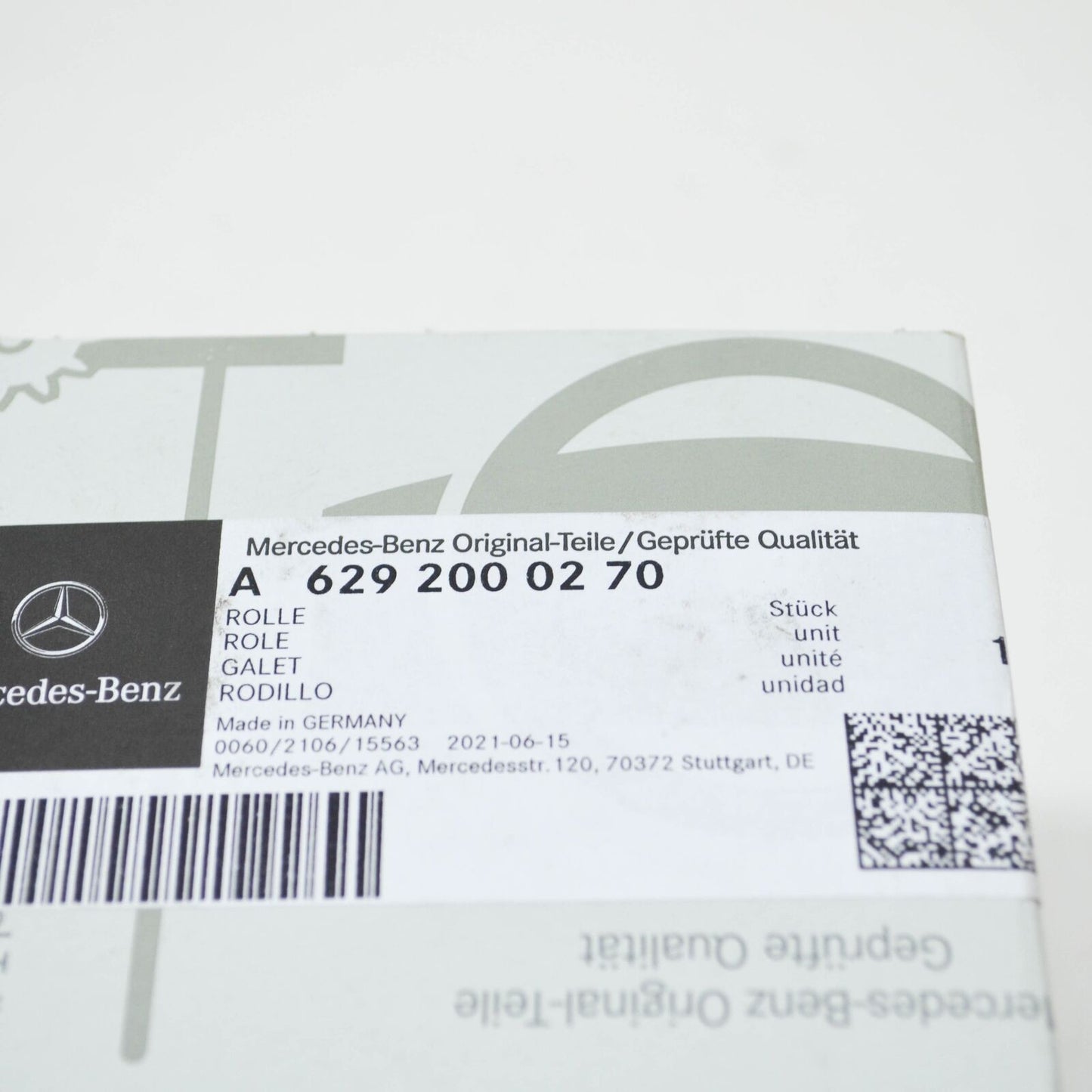 NEW MERCEDES-BENZ M W164 ENGINE V-RIBBED BELT PULLEY A6292000270 ORIGINAL