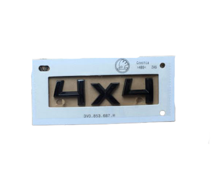 new skoda karoq nu rear tailgate emblem 3v0853687h041 original