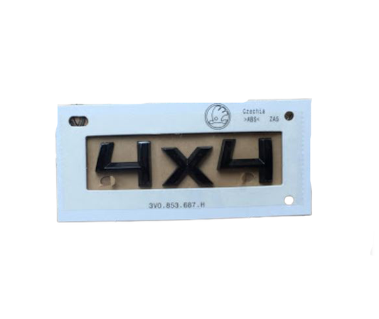 new skoda karoq nu rear tailgate emblem 3v0853687h041 original