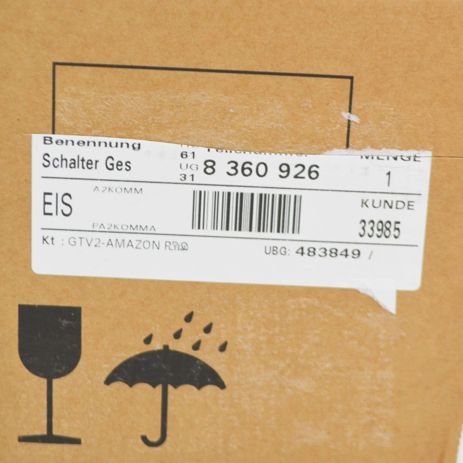 NEW BMW 3 E36 CRUISE CONTROL SWITCH 61318360926 8360926 ORIGINAL