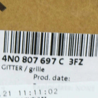 NEW AUDI A8 4N D5 FRONT LOWER BUMPER GRILLE 4N0807697C3FZ