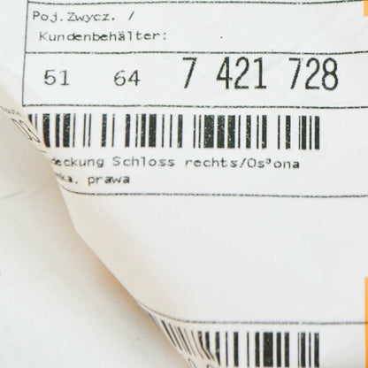 NEW BMW X5 G05 FRONT PANEL RIGHT BRACKET 51647421728 7421728 ORIGINAL