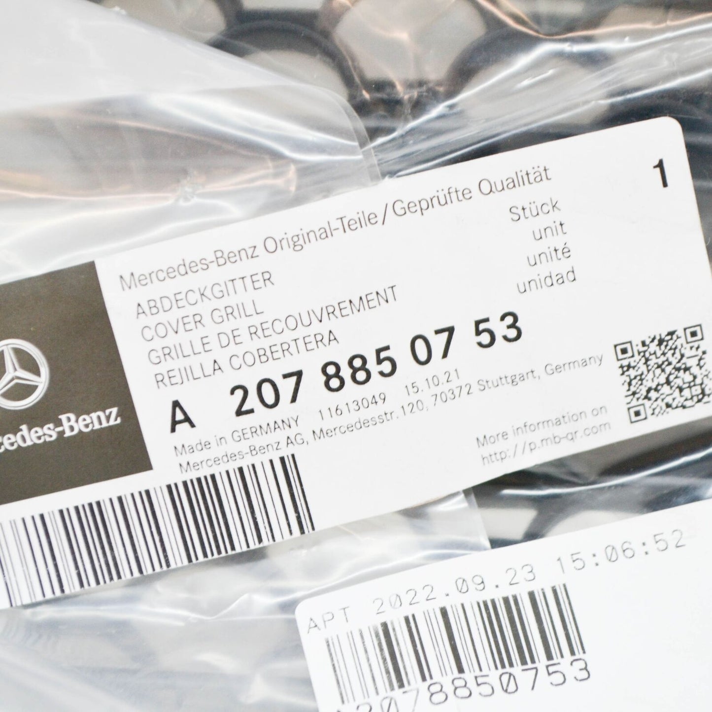 NEW MERCEDES-BENZ GLC X253 FRONT RIGHT BUMPER CARRIER A2538850865 ORIGINAL