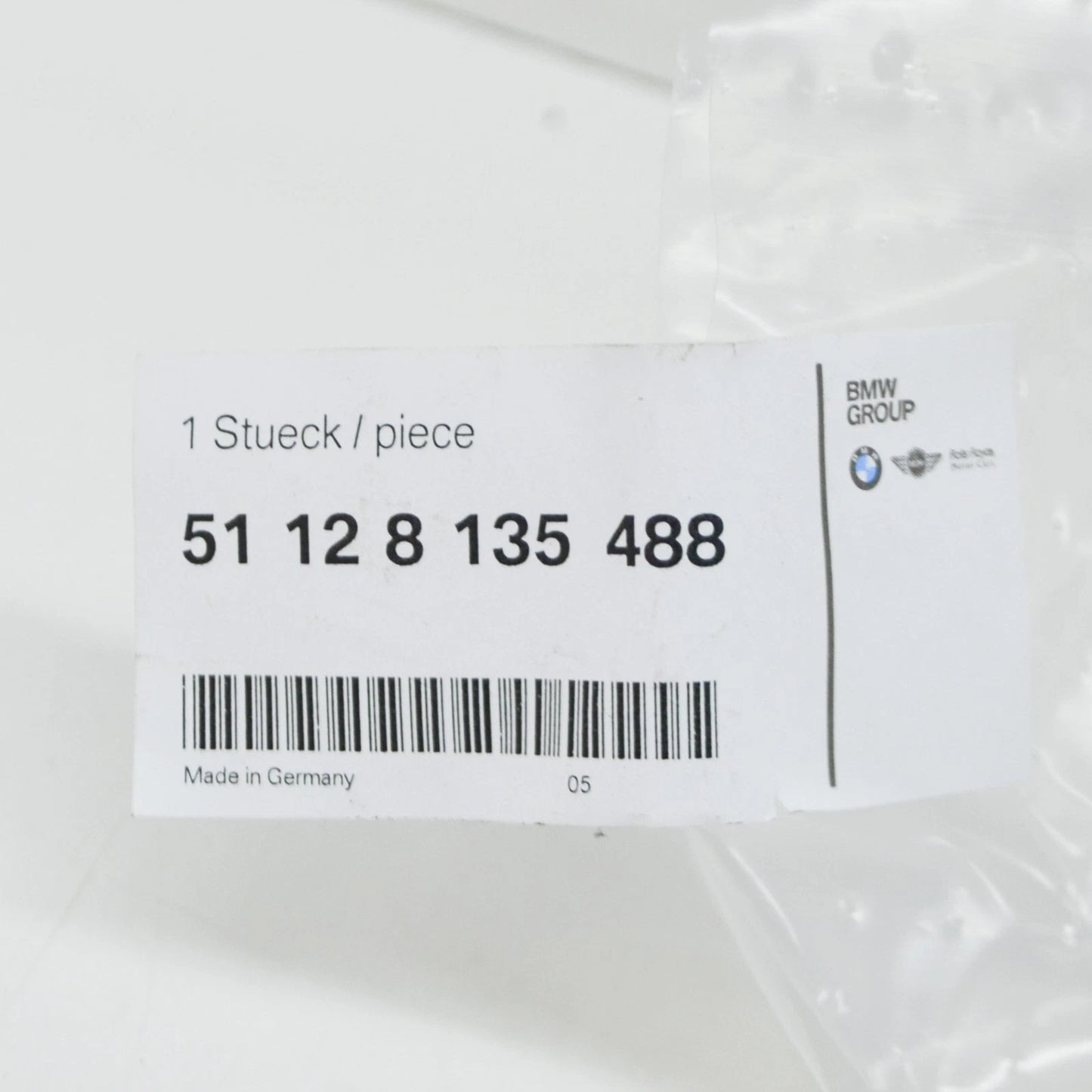 NEW BMW 3 E36 REAR BUMPER RIGHT MOULDING IMPACT STRIP 51128135488 ORIGINAL