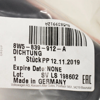 NEW AUDI A4 B9 REAR RIGHT DOOR SEAL 8W5839912A