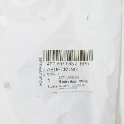 NEW AUDI A3 8P INTERIOR REAR VIEW MIRROR WIRE COVER 4F0857593JEP5 ORIGINAL