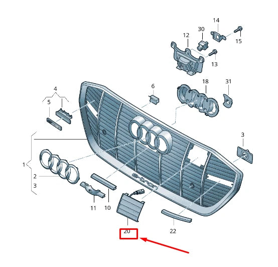 NEW AUDI E-TRON GE DRIVE MOTOR BATTERY CHARGING PORT DOOR 4KE853949AT94