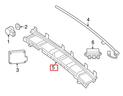 NEW MERCEDES BENZ C W205 REAR BUMPER SENSOR BRACKET HOLDER A2058854414 ORIGINAL