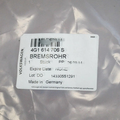 NEW AUDI A7 SPORTBACK BRAKE SYSTEM PIPE HOSE 4G1614706S 2016 ORIGINAL