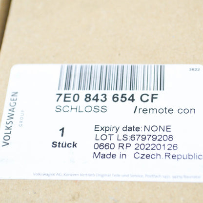 NEW VW TRANSPORTER T5 RIGHT SLIDING DOOR CONTROL LOCK RHD 7E0843654CF