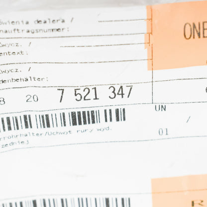 NEW BMW 5 E60 FRONT EXHAUST PIPE BRACKET 18207521347 7521347 ORIGINAL