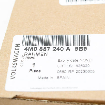 NEW AUDI Q7 4M FRONT RIGHT EXTERIOR MIRROR FRAME 4M0857240A9B9 ORIGINAL