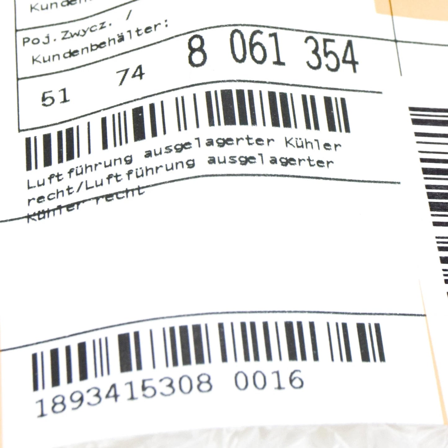 NEW BMW 2 CABRIO F23 RIGHT EXTERIOR AIR VENT GRILL 8061354 51748061354 ORIGINAL