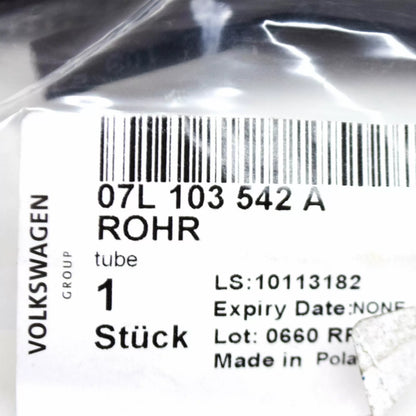 NEW AUDI RS6 AVANT C6 CYLINDER HEAD BREATHER PIPE LINE 07L103542A ORIGINAL