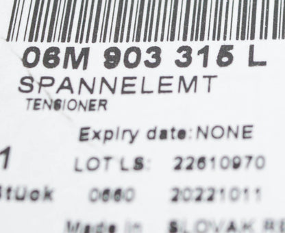 NEW AUDI A6 C8 AVANT BELT V-POLY BELT TENSIONER 06M903315L ORIGINAL