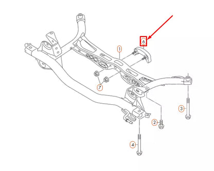 NEW AUDI A3 8V REAR SUBFRAME BALANCE WEIGHT 1K0505563