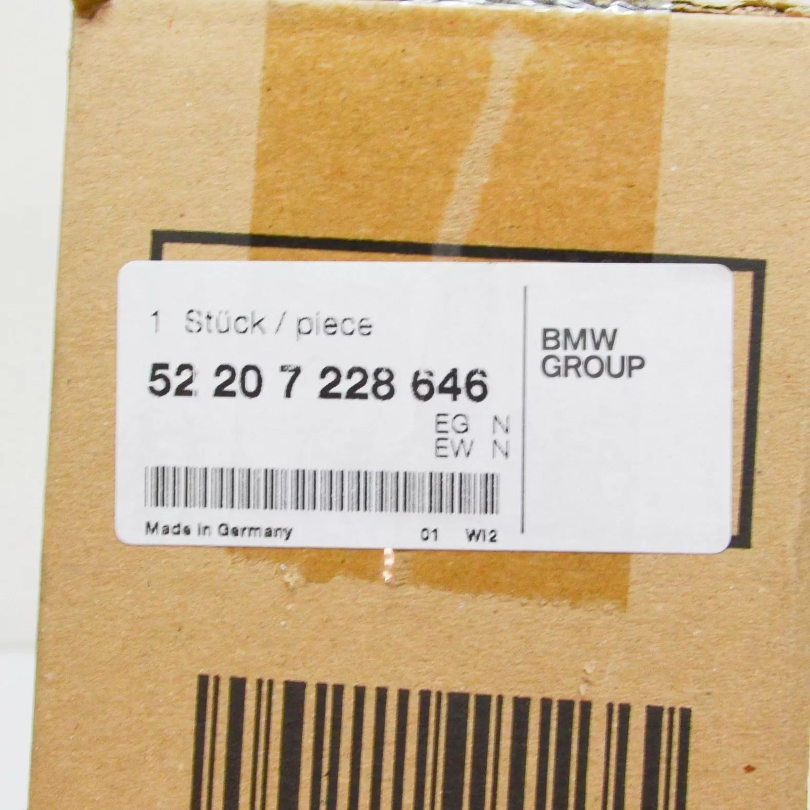 NEW BMW 7 F02 REAR ARMREST CENTER CUP HOLDER 52207228646 ORIGINAL