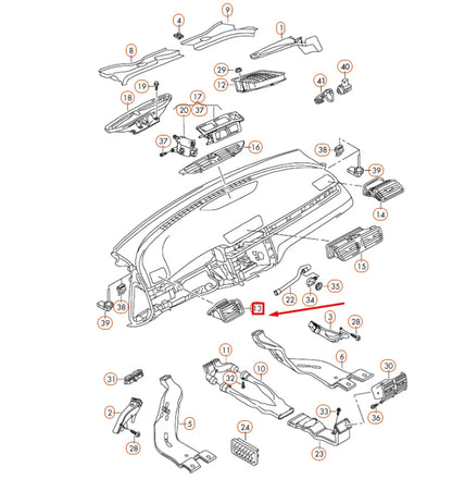 NEW VW CC 358 DASHBOARD LEFT AIR VENT 3AB819701AMAI ORIGINAL