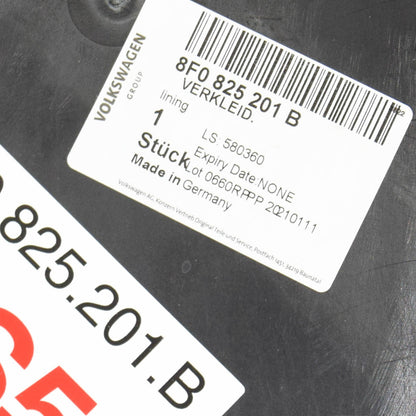 NEW AUDI Q5 FY FRONT LEFT UNDERBODY TRIM 8F0825201B ORIGINAL