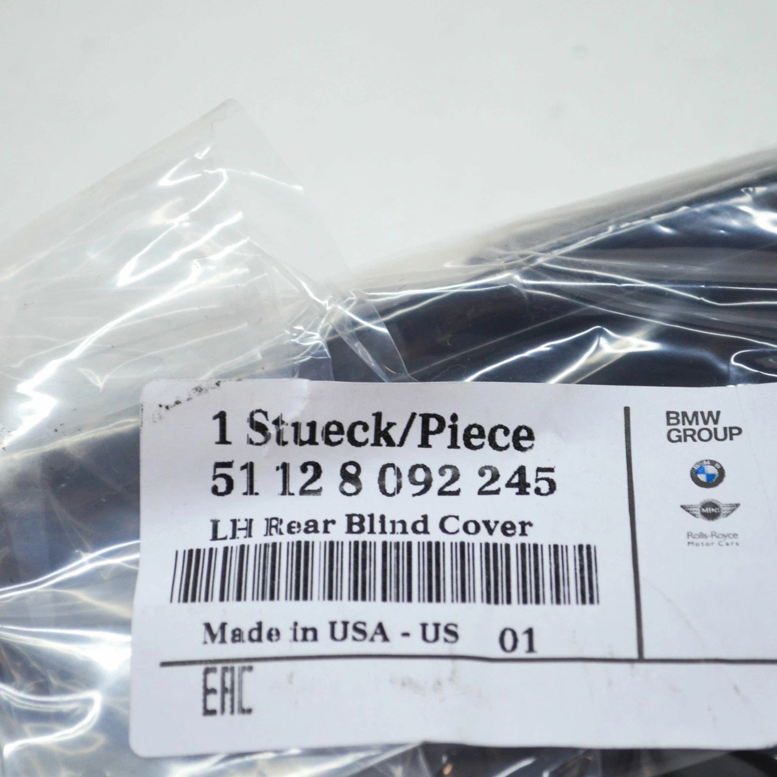 NEW BMW X6 G06 M REAR BUMPER LEFT GRILL TRIM 51128092245 8092245 ORIGINAL