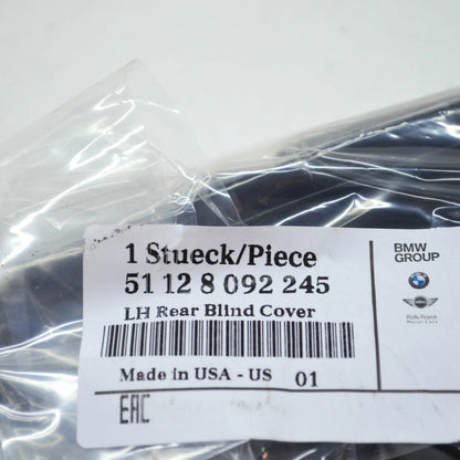 NEW BMW X6 G06 M REAR BUMPER LEFT GRILL TRIM 51128092245 8092245 ORIGINAL