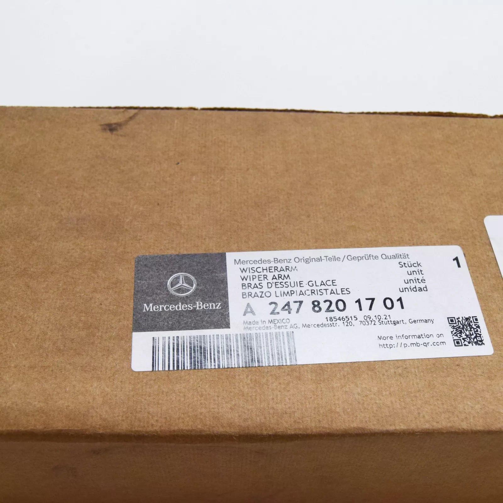 NEW MERCEDES-BENZ GLB X247 FRONT RIGHT WIPER ARM LHD A2478201701 ORIGINAL