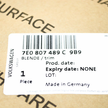 NEW VW TRANSPORTER T6 FRONT LEFT FOG LIGHT GRILLE TRIM 7E0807489C9B9