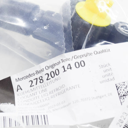 NEW MERCEDES-BENZ CLS C218 TURBO LEFT RETURN COOLANT LINE A2782001400 ORIGINAL