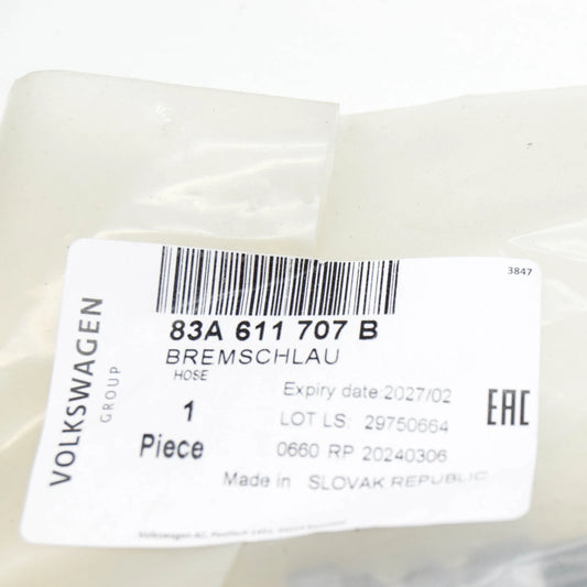 NEW CUPRA FORMENTOR FRONT BRAKE HOSE 83A611707B ORIGINAL