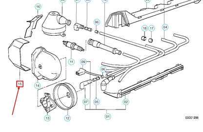 NEW BMW 3 E30 IGNITION WIRING PROTECTION CAP 12121715497 1715497 ORIGINAL