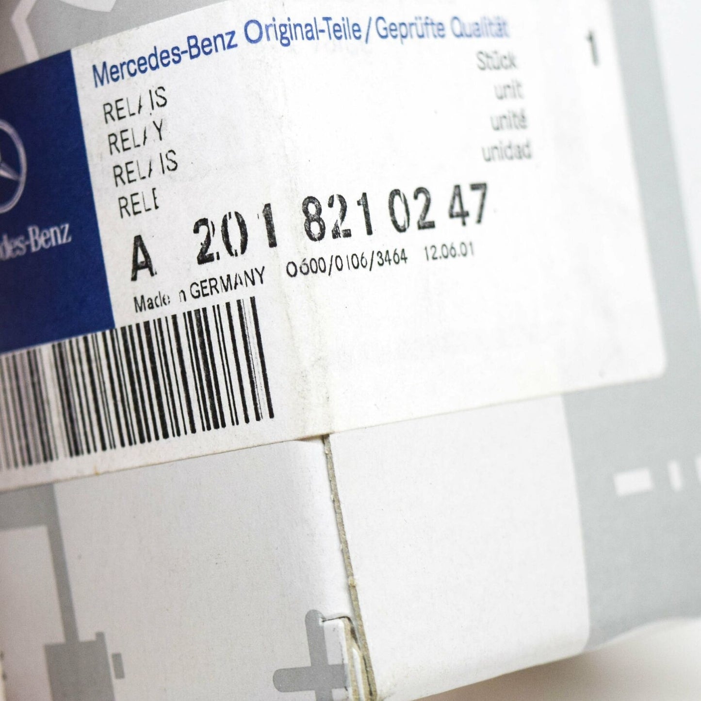 NEW MB C-CLASS W202 LIGHT FLASHER WIPER RELAY A2018210247 ORIGINAL