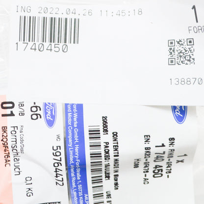 new ford transit mk3 egr hose 1740450 bk2q-9f476-ac original