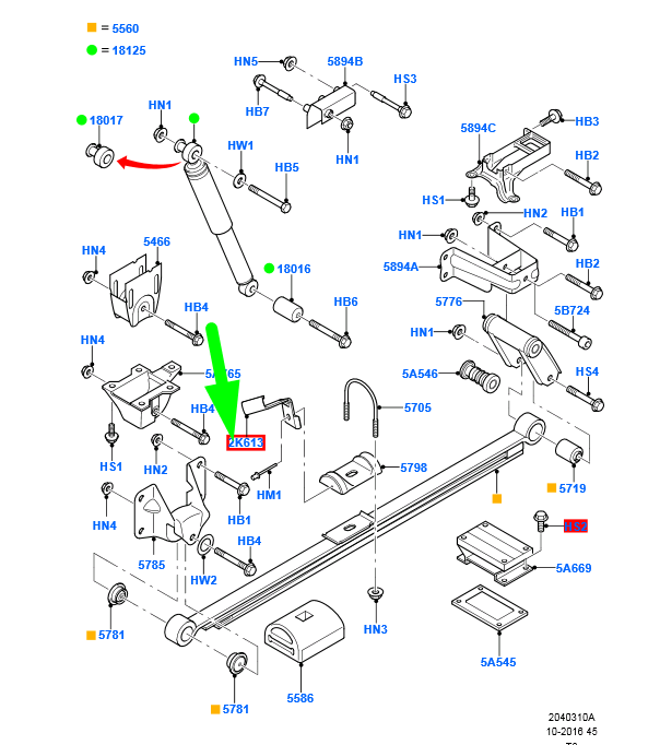 new ford transit mk3 rear leaf spring left bracket 1517521 6c11-2k600-ac