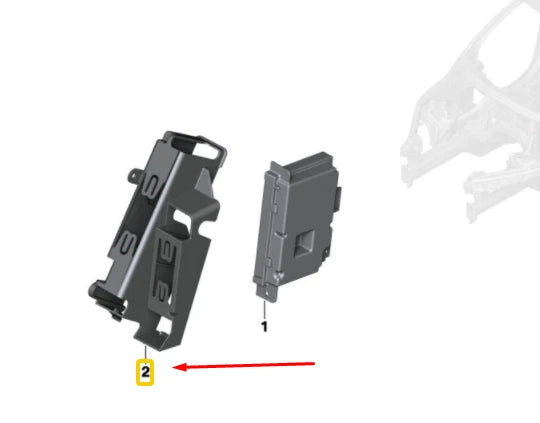 NEW BMW X5 F15 ECU FOR CAMERA-BASED DRIVER SUPPORT BRACKET 61359199466 ORIGINAL