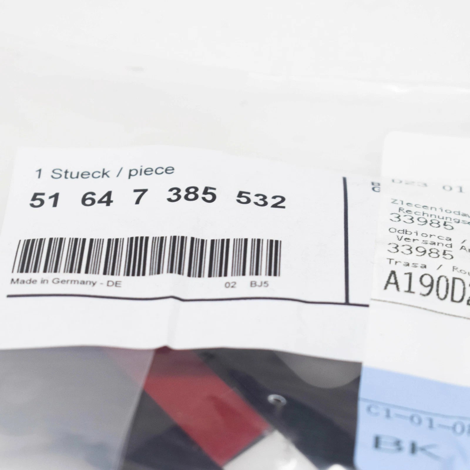 NEW BMW I3 I01 FRONT RIGHT FENDER HOLDER 7385532 51647385532 ORIGINAL