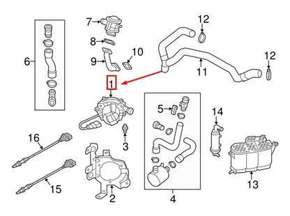 NEW AUDI A4 AVANT B8 SECONDARY AIR INJECTION PUMP 079959231G ORIGINAL
