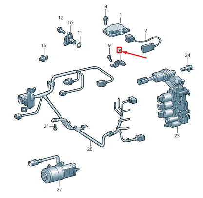 NEW VOLKSWAGEN CRAFTER 2F MK1 GEARBOX BRACKET 0B8927347