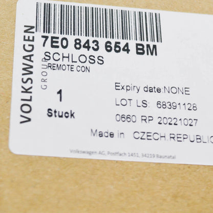NEW VW MULTIVAN VI SG MK6 RIGHT SLIDING DOOR LOCK MECHANISM 7E0843654BM ORIGINAL