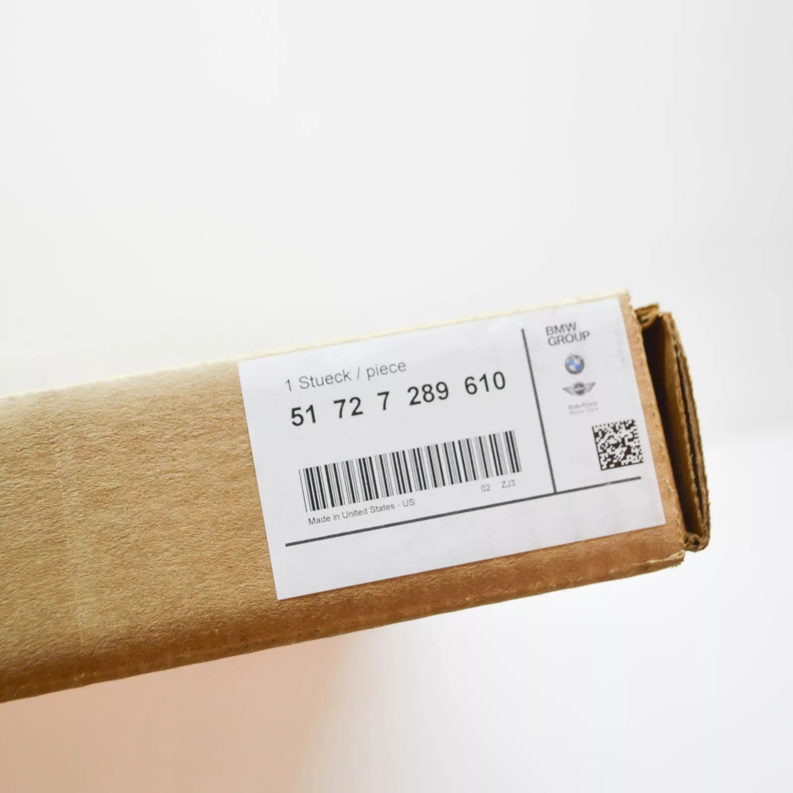 NEW BMW X5 F15 FRONT DOOR EDGE PROTECTION SEAL 51727289610 ORIGINAL