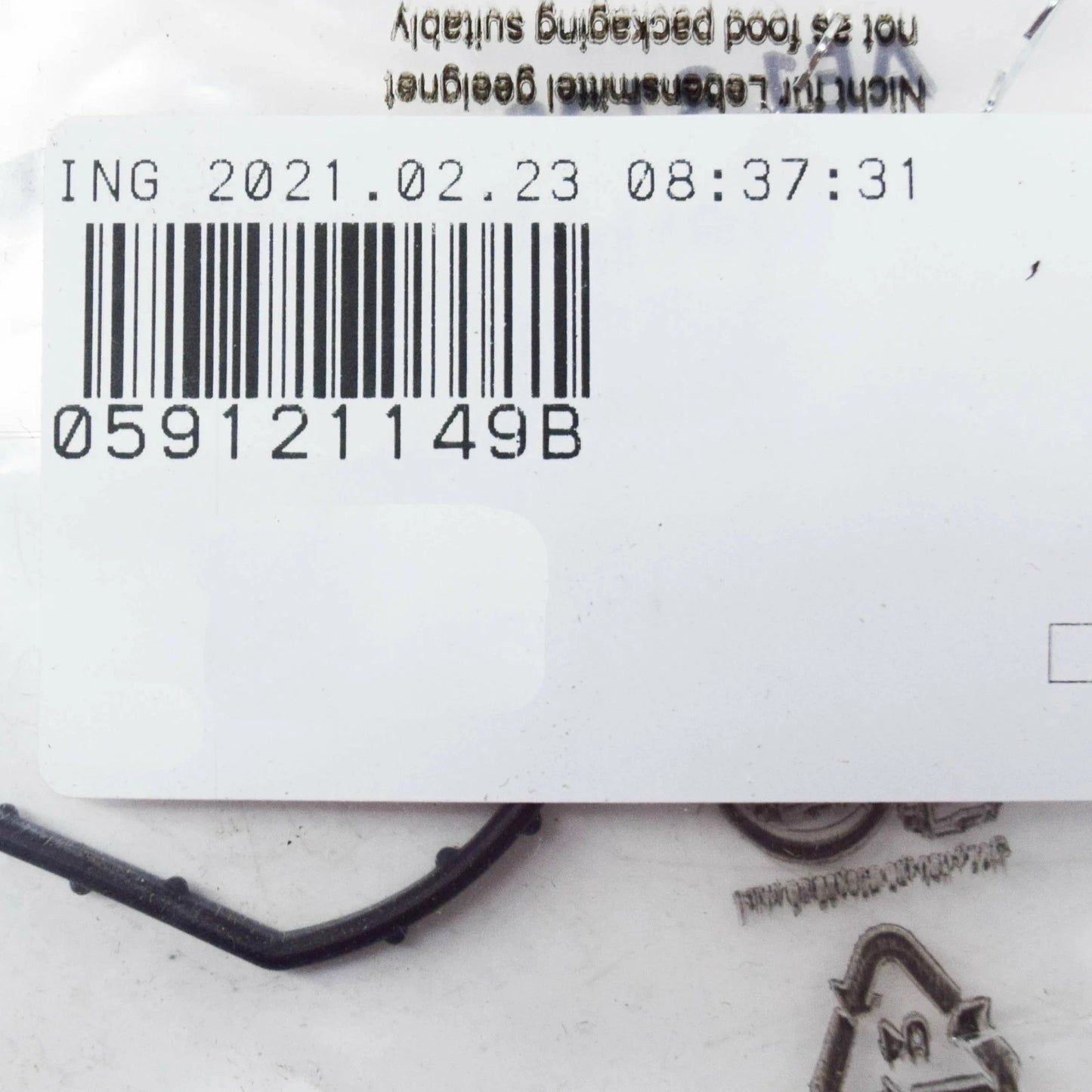 NEW AUDI A4 B8 OIL COOLER VALVE O-RING SEAL 059121149B ORIGINAL