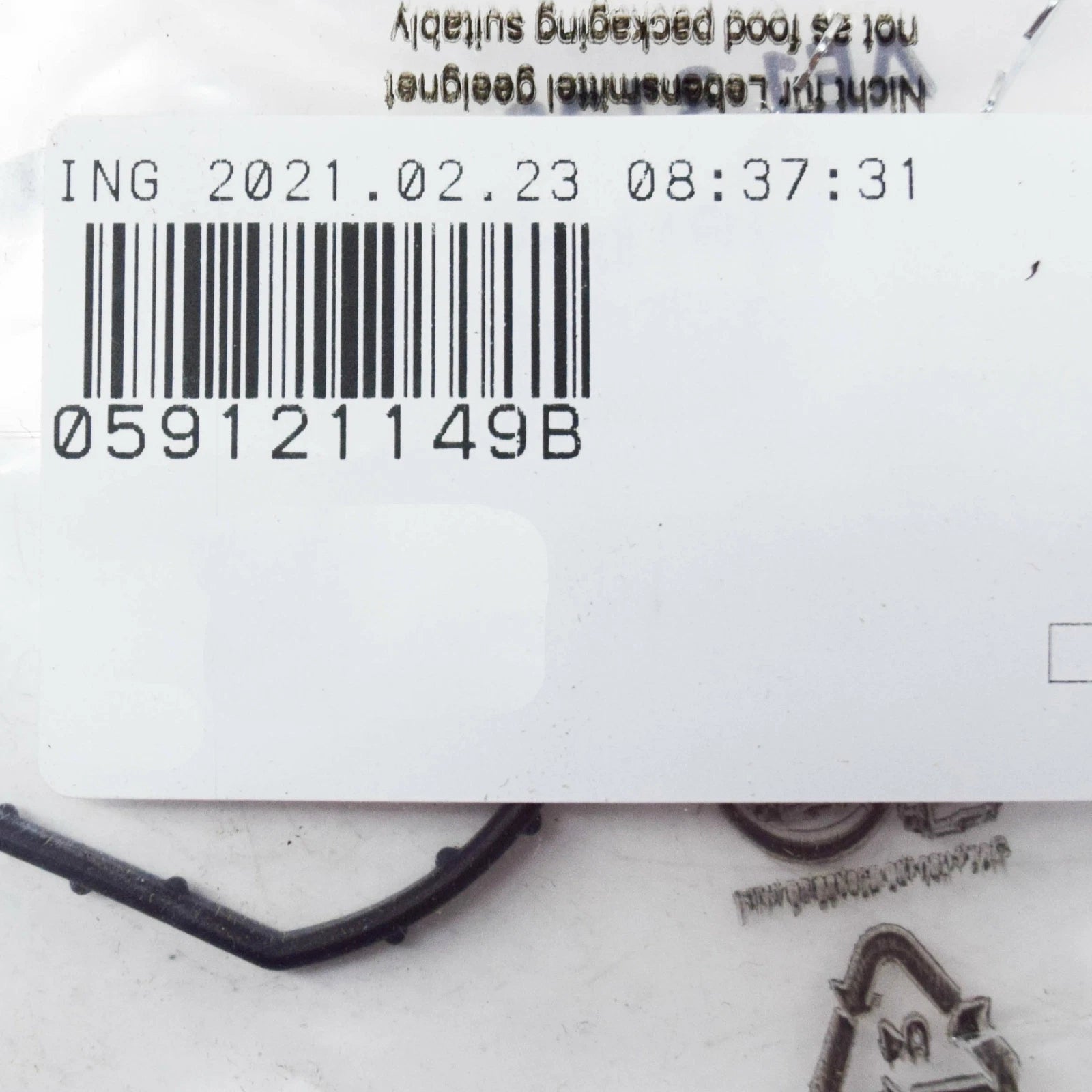 NEW AUDI A4 B8 OIL COOLER VALVE O-RING SEAL 059121149B ORIGINAL