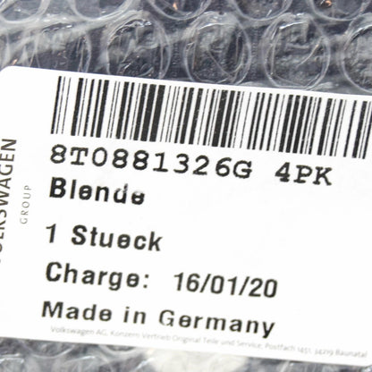 NEW AUDI A5 8T3 FRONT SEAT RIGHT OUTER TRIM COVER 8T0881326G4PK ORIGINAL