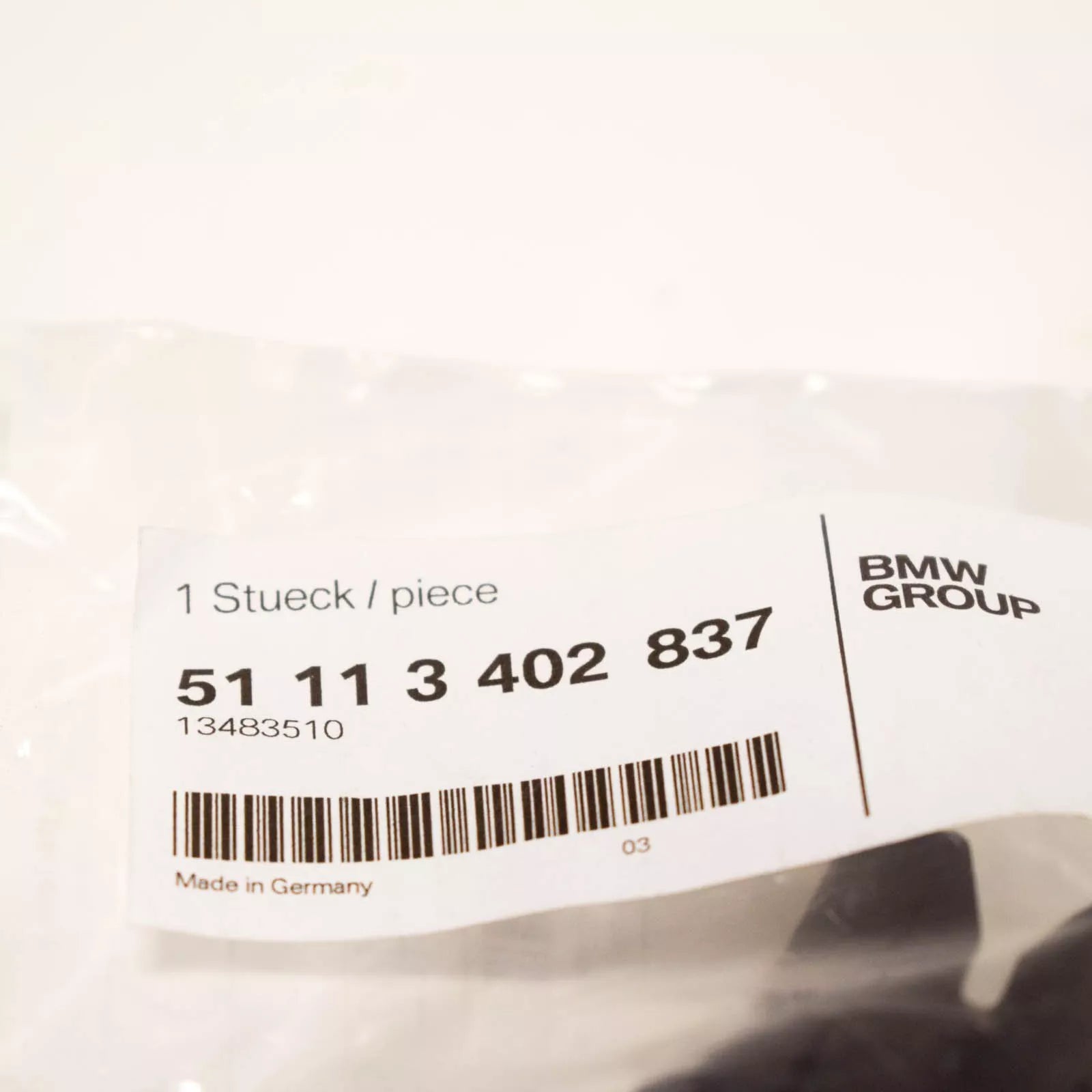 NEW BMW X3 E83 FRONT LEFT PDC SENSOR MOUNT BRACKET 51113402837 ORIGINAL