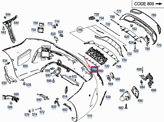 new mercedes-benz c coupe c205 rear parking aid wiring a2055406192 original